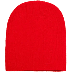 Yupoong 1500KC Short 8" Beanie, Knit Cap - YP Classics